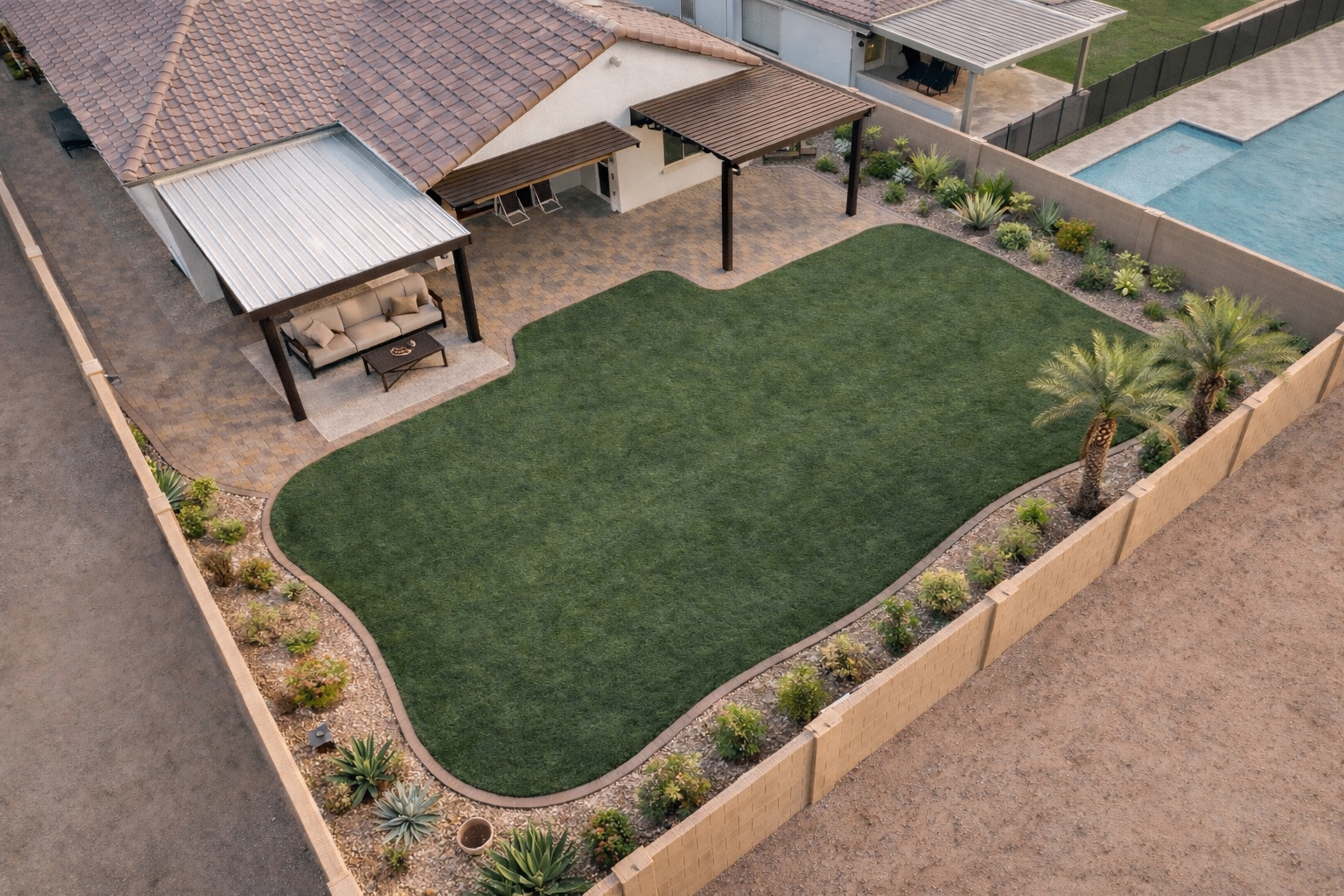 Pergola & Paver Extension