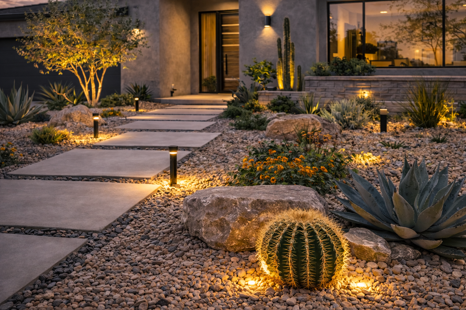 Xeriscape Front Yard thumbnail 2