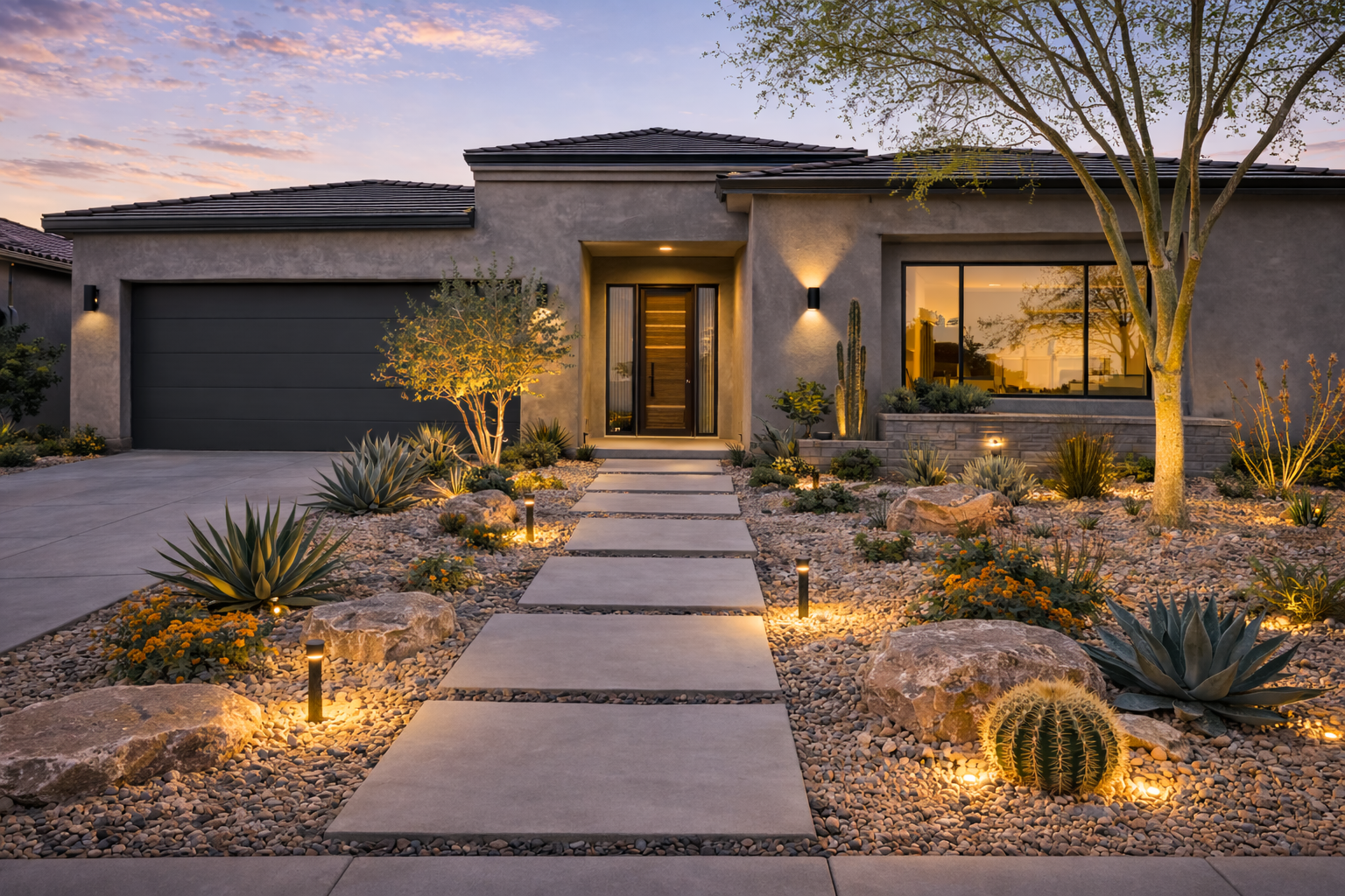 Xeriscape Front Yard thumbnail 3